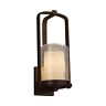 Por-7581w-10-wave-dbrz Justice Design Group Por-7581w-10-wave Limoges 1 Light 12-1/2inch.h Bronze