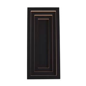 401921mb Kalco 401921 Chrysler 20 Inch Tall Led Wall Sconce - Black