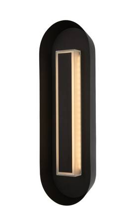 405122mb Kalco 405122 Prescott 19 Inch Tall Led Outdoor Wall Sconce - Black