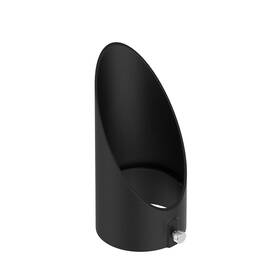 16295bkt Kichler 16295 Varia Medium Adjustable Integrated Long Cowl - Black