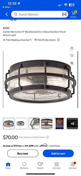 39519 Kichler Montview 11 Inch Weathered Zinc Indoor/outdoor Flush Mount Light 39519 Kichler Montview 11 Inch Weathered Zinc Indoor/outdoor Flush Mount Light