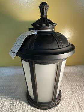 46411-rz Kichler Rubbed Bronze 1 Light Outdoor Wall Sconce 49411rz