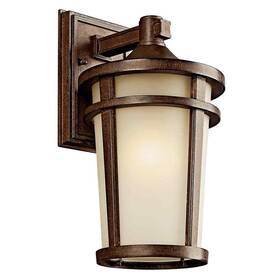 Brownst1 Kichler 49072bst Atwood 14.25 Inch 1-light Outdoor Hardwired Wall Lantern Sconce
