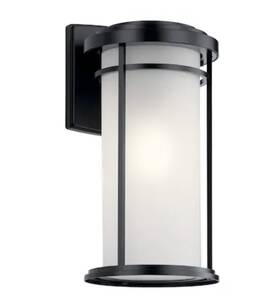 49688bk Kichler Toman 1-light 20 Inch Outdoor Wall Lantern In Black 49688bk Kichler Toman 1-light 20 Inch Outdoor Wall Lantern In Black