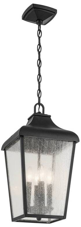 49740bkt Kichler Forestdale 19 3/4 Inch High Black 4-light Outdoor Hanging Light 49740bkt Kichler Forestdale 19 3/4 Inch High Black 4-light Outdoor Hanging Light