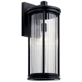 59024bk Kichler 59024 Barras 20 Inch Tall Outdoor Wall Sconce - Black 59024bk Kichler 59024 Barras 20 Inch Tall Outdoor Wall Sconce - Black