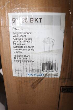 59125bkt Kichler Regence 2-light Textured Luxe Updated Traditional Wall Light Black