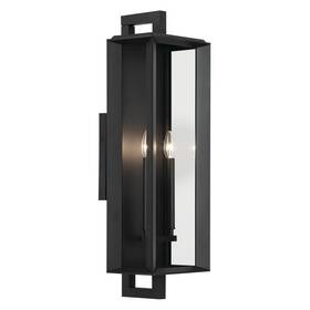 59134bkt Kichler 59134 Kroft 2 Light 28 Inch Tall Wall Sconce - Black