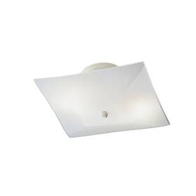 7260wh Kichler Lighting Ceiling Space 2 Light 12 Inch White Flush Mount