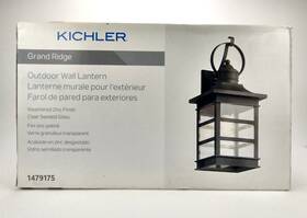 Kichler 737995395360 Weathered Zinc Grand Ridge Outdoor Wall Light - 9.00 Inch X 9.75 20.63