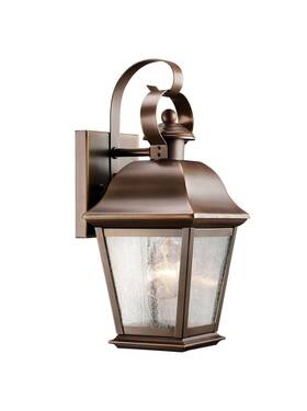 Kichler 783927014342 Mount Vernon 12.5 Inch 1 Light Outdoor Wall With Clear Seeded Glass Kichler 783927014342 Mount Vernon 12.5 Inch 1 Light Outdoor Wall With Clear Seeded Glass