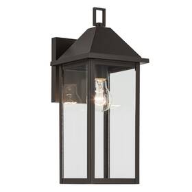 Kichler 783927074391 Prin 1 Light 16.75 Inch Outdoor Wall Bronze/clear Glass - 59158oz Kichler 783927074391 Prin 1 Light 16.75 Inch Outdoor Wall Bronze/clear Glass - 59158oz
