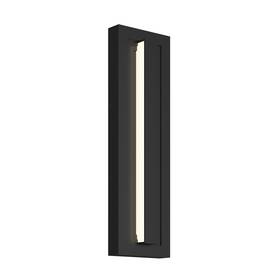 Kichler 783927090438 59169led Arik 19 Inch Tall Led Outdoor Wall Sconce - Black