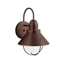 Kichler 783927140157 Seaside 1-light Olde Bronze Outdoor Hardwired Barn Sconce 1-pack Kichler 783927140157 Seaside 1-light Olde Bronze Outdoor Hardwired Barn Sconce 1-pack