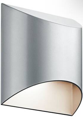 Kichler 783927465601 7.5 Inch 1-light Platinum Silver Hardwired Wall Lantern Sconce With Led Kichler 783927465601 7.5 Inch 1-light Platinum Silver Hardwired Wall Lantern Sconce With Led