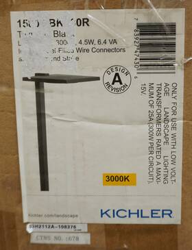 15805bkt30r Kichler 783927474306 Landscape 23.75 Inch 3k Led Path Light In Textured Black 15805bkt30r Kichler 783927474306 Landscape 23.75 Inch 3k Led Path Light In Textured Black