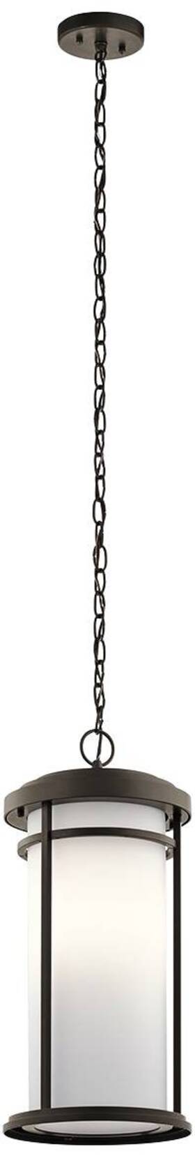 Kichler 783927492010 Toman 21 1/4 Inch High Olde Bronze Outdoor Hanging Light