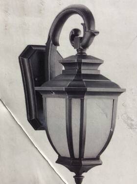 9040rz Kichler Salisbury 1-light Oil Rubbed Bronze Wall Lantern Sconce 19.5 Inch