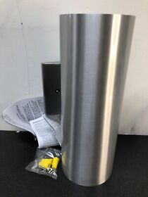 9244ba Kichler Cylinder 2 Light 12inch Tall Outdoor Wall Sconce Brushed Aluminum 9244ba Kichler Cylinder 2 Light 12inch Tall Outdoor Wall Sconce Brushed Aluminum