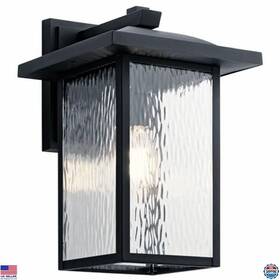B078rrdvsk Kichler 16 Inch Outdoor Wall Light Sconce Black With Clear Water Glass 1-light Fixture B078rrdvsk Kichler 16 Inch Outdoor Wall Light Sconce Black With Clear Water Glass 1-light Fixture