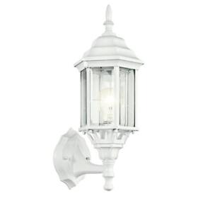 49255wh Kichler Chesapeake 1 Light Outdoor Wall Mount 49255 White 7.75inch Msrp 54.38