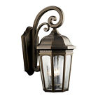 9034rz Kichler Light Outdoor Shipping Rubbed Courtyard Lighting 3 Bronze Free