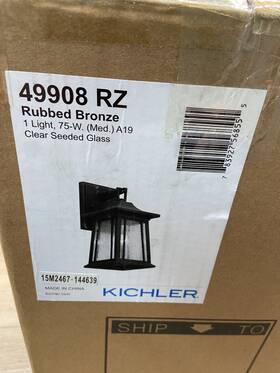 49908rz Kichler Lighting Taden 1 Light 13 Inch Outdoor Wall Rubbed Bronze 49908rz Kichler Lighting Taden 1 Light 13 Inch Outdoor Wall Rubbed Bronze