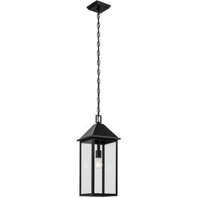 59160bk Kichler Lighting Prin 1 Light 9 Inch Black Outdoor Hanging Pendant