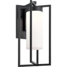 Kichler Lighting 783927602167 59072bkled Drega Led 23 Inch Black Outdoor Wall Mount Large
