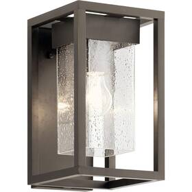 Kichler Lighting 783927801362 59060oz Mercer 1 Light 12 Inch Olde Bronze Outdoor Wall Small
