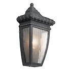 Kichler Outdoor Black Sconce Pocket Light 49130bkg Rain Venetian 60w Gold