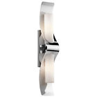 49151pss316 Kichler Stainless Zolder Sconce Polished Light 1 Steel Outdoor Wall