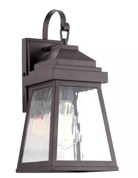 Jlw1603ax-01 Kira Home Jlw1603ax-01/or Barton 1-light Wall Sconce Lantern Oil-rubbed Bronze Clear Shade Jlw1603ax-01 Kira Home Jlw1603ax-01/or Barton 1-light Wall Sconce Lantern Oil-rubbed Bronze Clear Shade