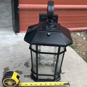 Lmn30142 Koda Led Outdoor Wall Lantern Black Hardwired 14in Model