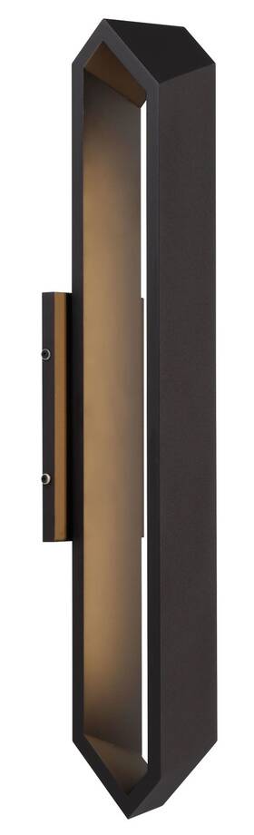 P1210-066-l Kovacs P1210-l Pitch 25 Inch Tall Outdoor Led Wall Sconce - Sand Coal