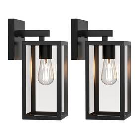 Wl008a-mk Kpuy 2 Pack Outdoor Waterproof Wall Lantern Light Exterior Porch Sconce