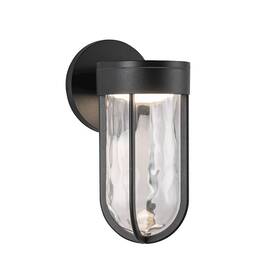 Ew17627-bk Kuzco Davy 11 Inch Exterior Wall Sconce Black -