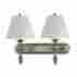 La-166 Callighting Cal Lighting Mount Fixed Arm Lamp 60 W X 2 Antique Silver 020193033128