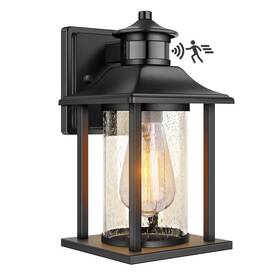 B06026pg Lakumu Exterior Outdoor Wall Lantern With Motion Sensor Waterproof Dusk To Dawn Por