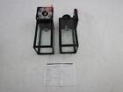 B05023pg Lakumu Motion Sensor Outdoor Wall Lanterns With Seeded Glass Matte Black 2pk