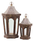 Bru-1135344 Lamp Finish 3137072 2-pc Post Brown Id Classic Antique