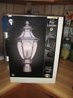 592782 Lamp Hampton Outdoor Exterior Oxide Lantern Light Bay Post Silver