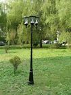 94003 Lamp Post Triple Id - 49703 Solar Black