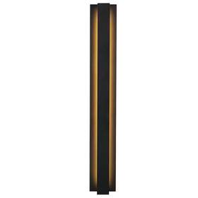 Lamqee 445009986994 39.4 Inch Black Modern/contemporary Led Outdoor Wall Light Lantern Sconce