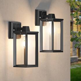Lamvip 974564550537 2-pack Outdoor Wall Lights Fixtures Lantern Mounted Waterpr