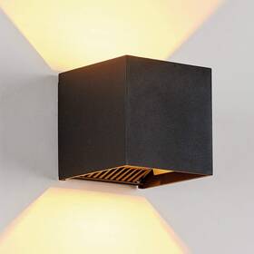 Hx-082000 Lanfu Led Aluminum Cube Square Wall Sconce Waterproof Outdoor Light Exterior L