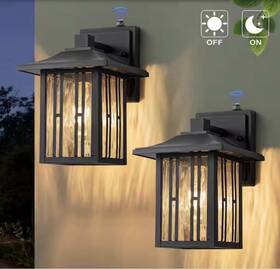Ftl-0w-004 Laplusbelle Outdoor Wall Lantern Sconces Set Of 2 Dusk To Dawn Ftl-0w-004 Laplusbelle Outdoor Wall Lantern Sconces Set Of 2 Dusk To Dawn