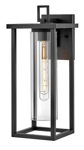 81424bk Lark 81424 Mateo 17 Inch Tall Outdoor Wall Sconce - Black