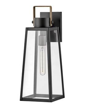82004bk Lark Hugh Outdoor Wall Light In Black