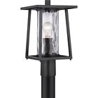 Ldg9009k Ldg9009 Quoizel Lodge Tall Post Lantern With Clear Hammered 611728203743